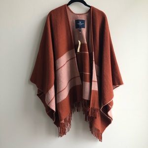 American Eagle poncho